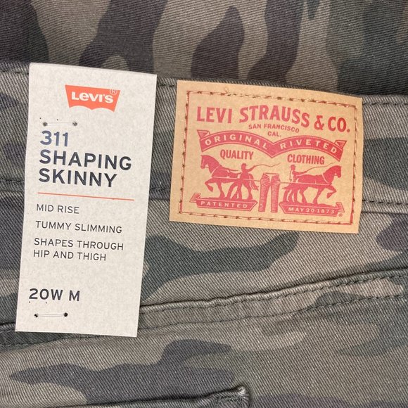 Levi's 311 Shaping Skinny Camo Mid Rise Tummy Slimming Jeans - Picture 9 of 9